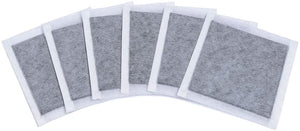 SmellRid® Charcoal Body Odor Control Pads 4"x 4" BO Deodorizer Pads with Adhesive Strips - 12 Pack