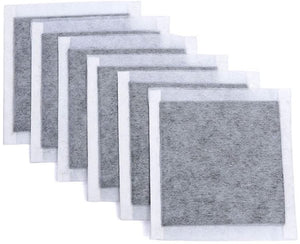 SmellRid® Human Scent Elimination Carbon Pads: 12 (4"x4") Scent Neutralizer Pads with Adhesive Strips