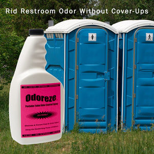 Odoreze® Natural Portable Toilet Smell Deodorizer & Cleaner Concentrate