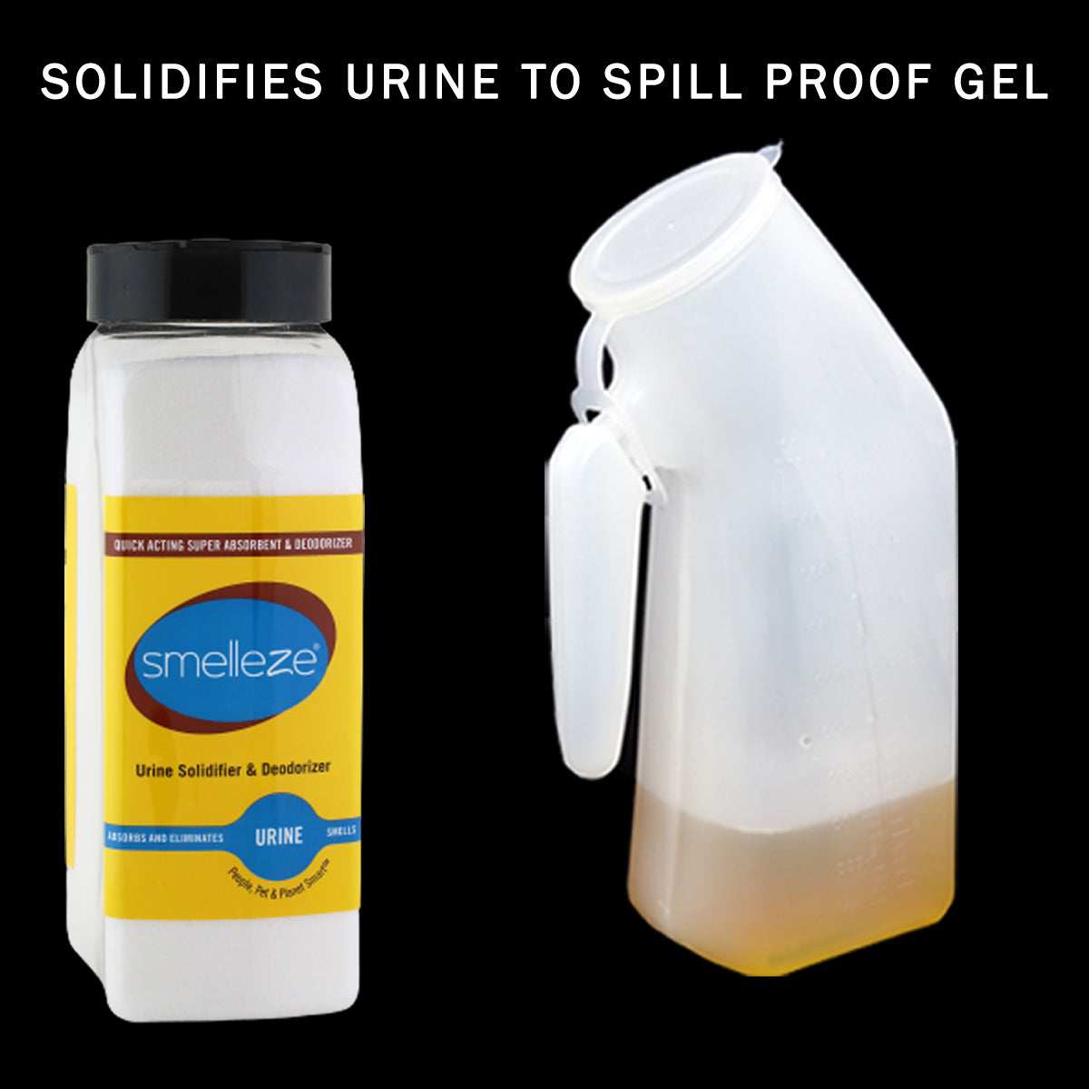 Smelleze® Urine Absorber, Solidifier & Deodorizer