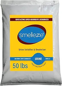 Smelleze Urine Absorbent Solidifier & Deodorizer Powder