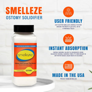 Smelleze Ostomy Bag Deodorizer Granules