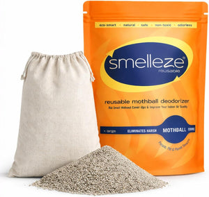 Smelleze Natural Mothball Odor Eliminator Pouch