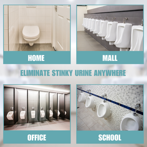 Smellrid Toilet Urine Absorbent & Odor Removal Mat - Set of 6 Mats