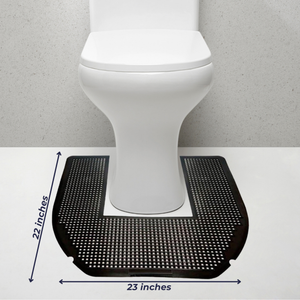 Smellrid Toilet Urine Absorbent & Odor Removal Mat - Set of 6 Mats