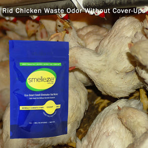 Smelleze® Natural Chicken Coop Smell Deodorizing Granules