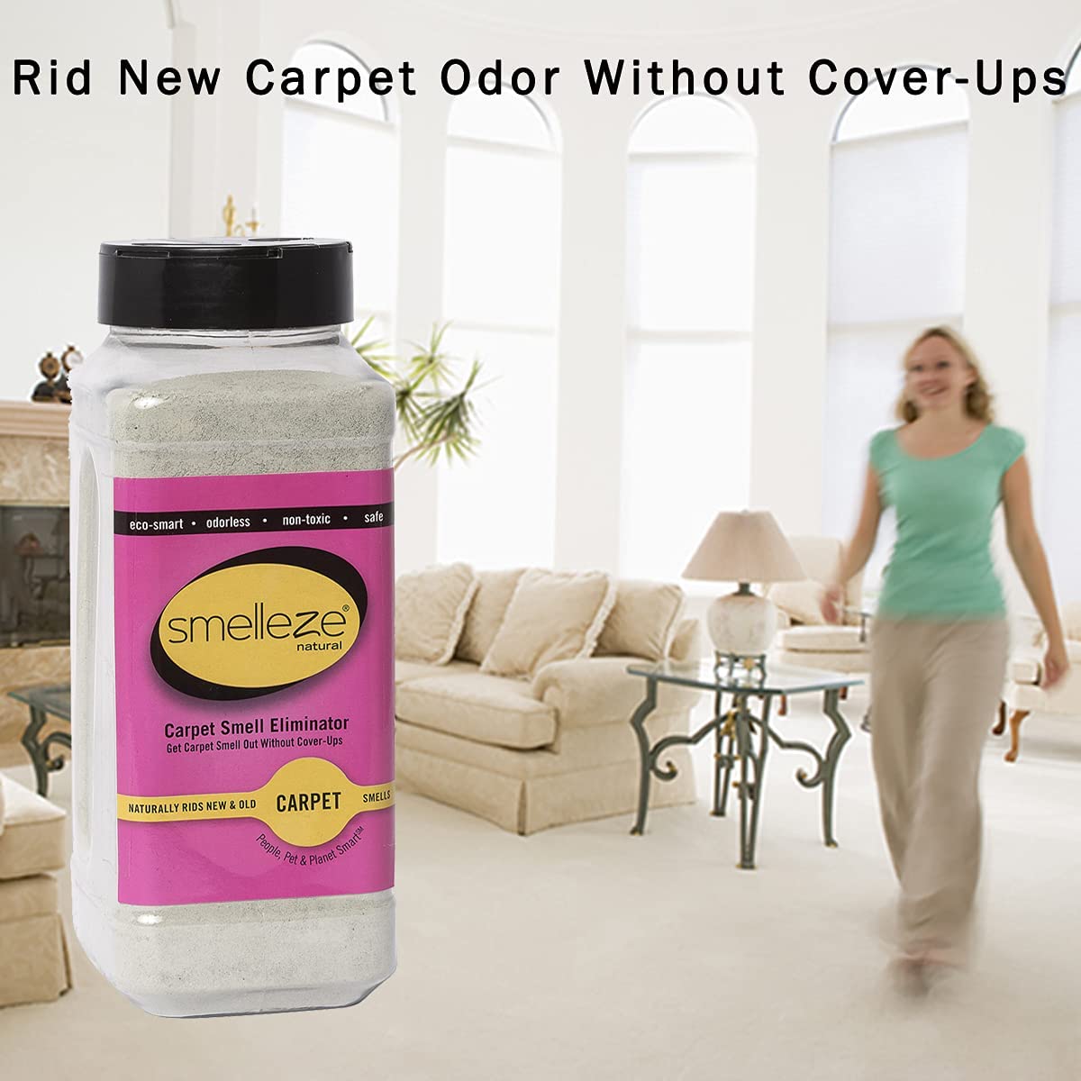 Smelleze Natural New Carpet Smell Deodorizer Powder Noodor Com