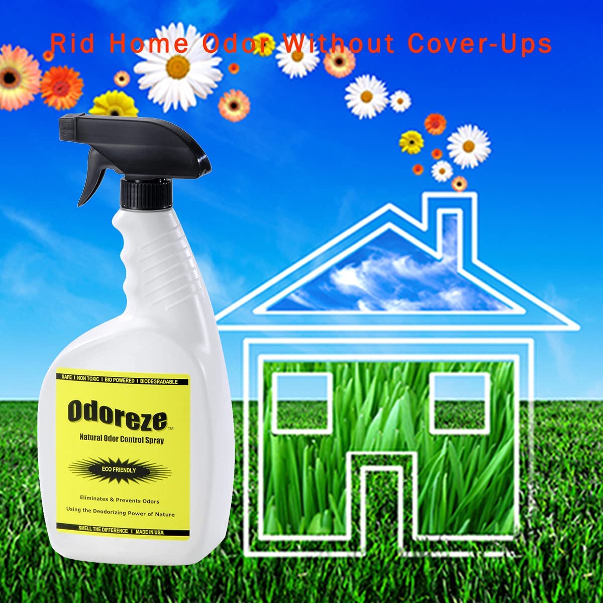 odor eliminating house plants Odoreze® Natural House Smell Eliminator & Cleaner Concentrate