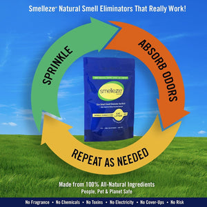 Smelleze® Natural Cat Litter Odor Control Deodorizer Additive