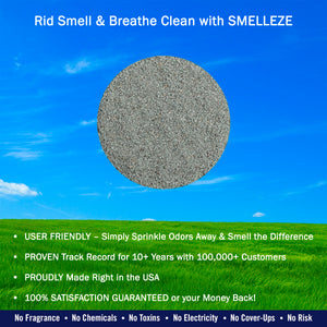 Smelleze® Natural Human Scent Removal Powder