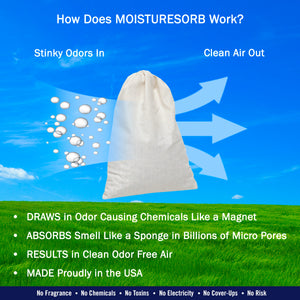 MoistureSorb® Reusable Moisture & Odor Removal Pouch