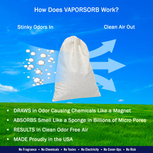 VaporSorb® Reusable Vapor Removal Pouch