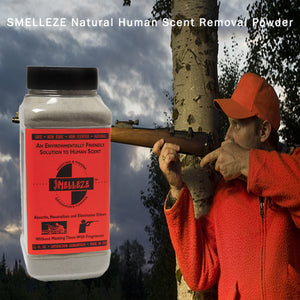 Smelleze® Natural Human Scent Removal Powder