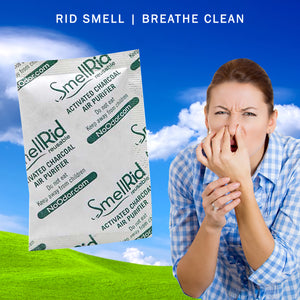 SmellRid® Reusable Activated Charcoal Air Purifier & Smell Eliminator Packs –