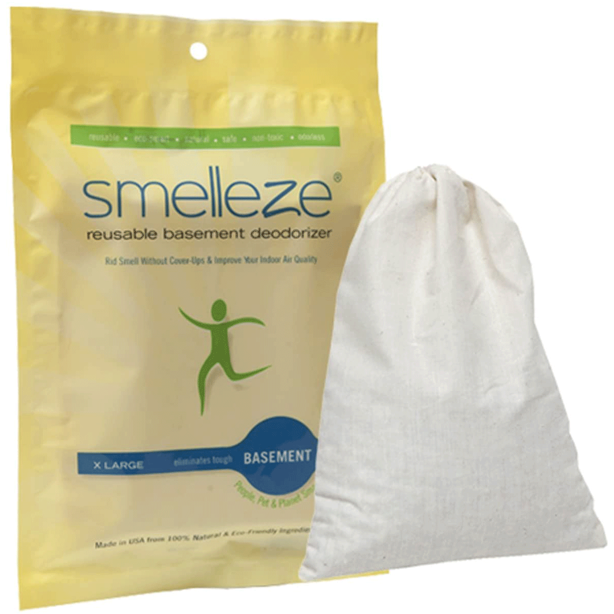 Smelleze® Reusable Mothball Smell Deodorizer Pouch